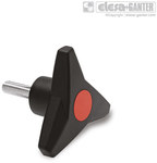 Трипроменева ручка VB.839/63 P-M8x25-C6